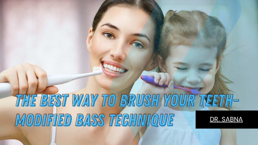 THE BEST WAY TO BRUSH YOUR TEETH- MODIFIED BASS TECHNIQUE We all should brush effectively twice daily using a soft brush. Most people are only concerned about the brand of toothpaste and toothbrush without caring how they are brushing.